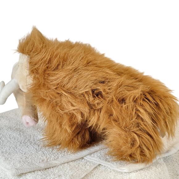 Ganz Webkinz Mammoth Plush 12" Brown Woolly Stuffed Animal Toy GANZ WEBKINZ - Picture 4 of 14